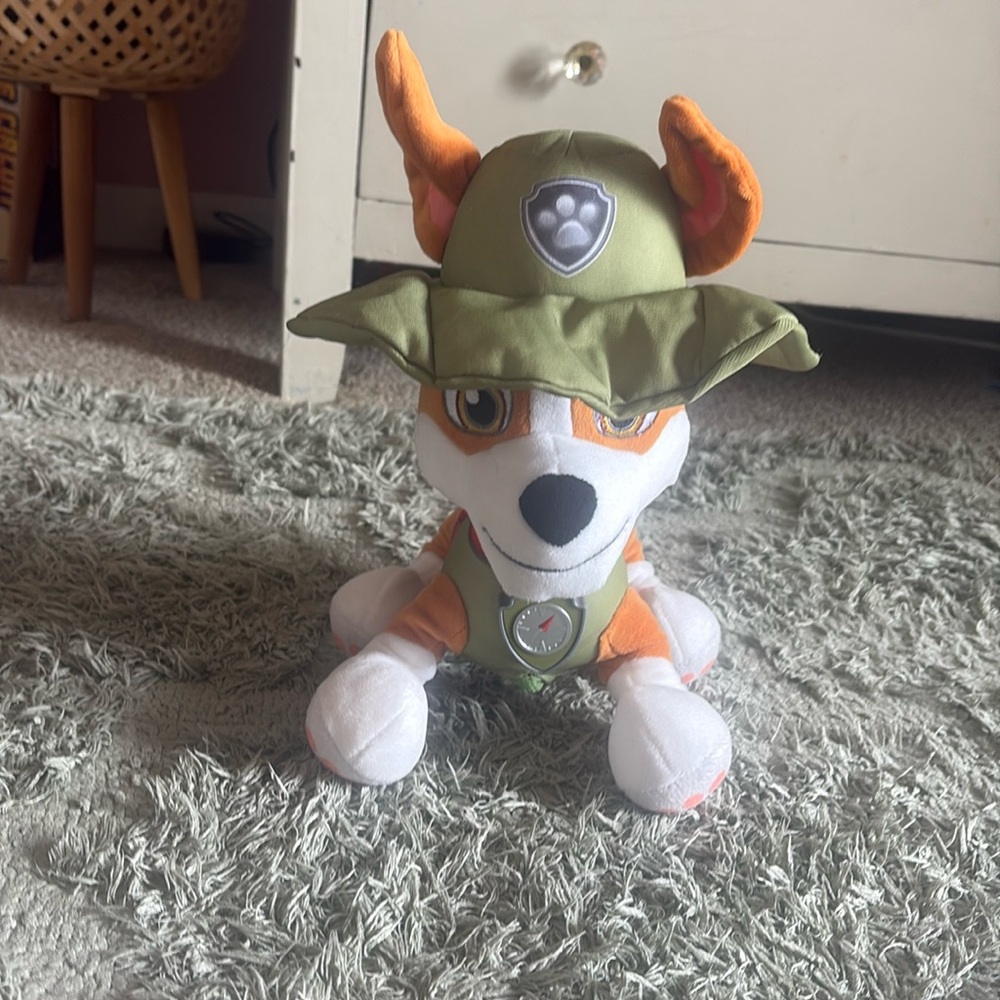 Paw patrol trapper plush